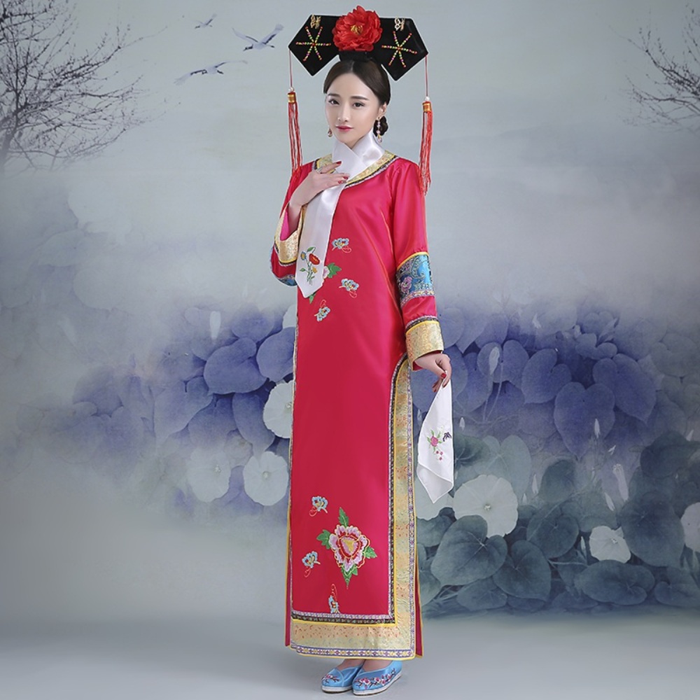 청나라 의상 옷 고대 중세 당나라 명나라 중국식 중국풍 차이나 공주 황후 황실 - 상품 이미지