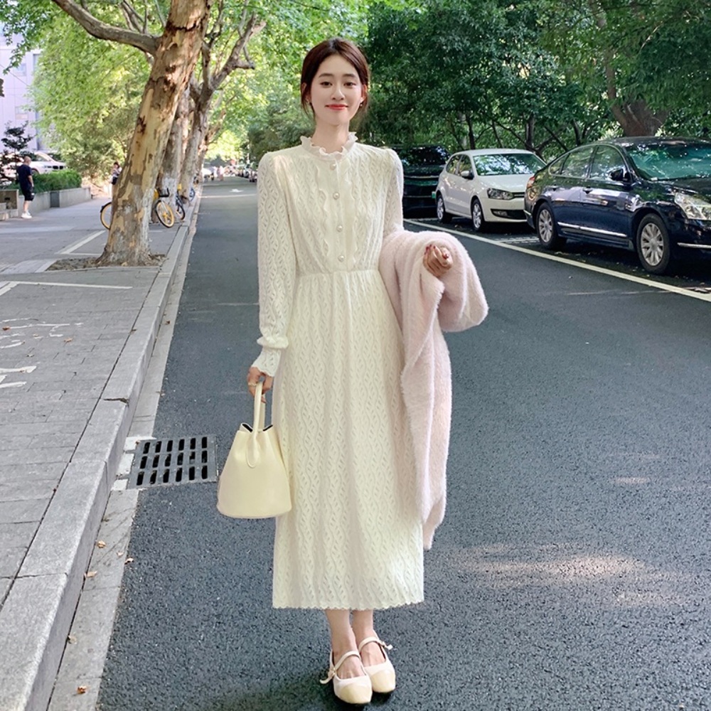 돌맘드레스 겨울 기모 엄마 정장원피스 돌 러블리 아나운서 결혼식 돌잔치원피스 - 상품 이미지