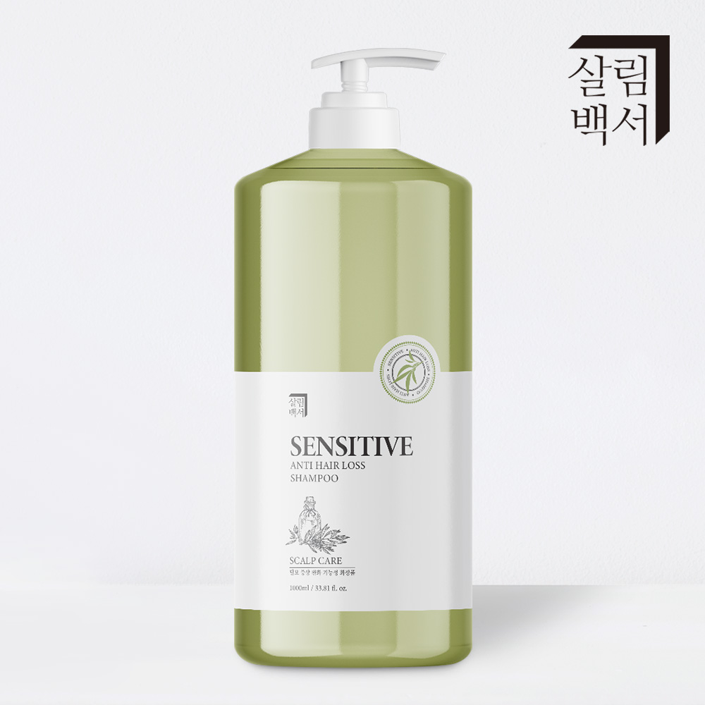 살림백서 센스티브 탈모 샴푸 1000ml 탈모증상완화 남자 여자 두피 비듬 여성 남성 - 상세 이미지 4