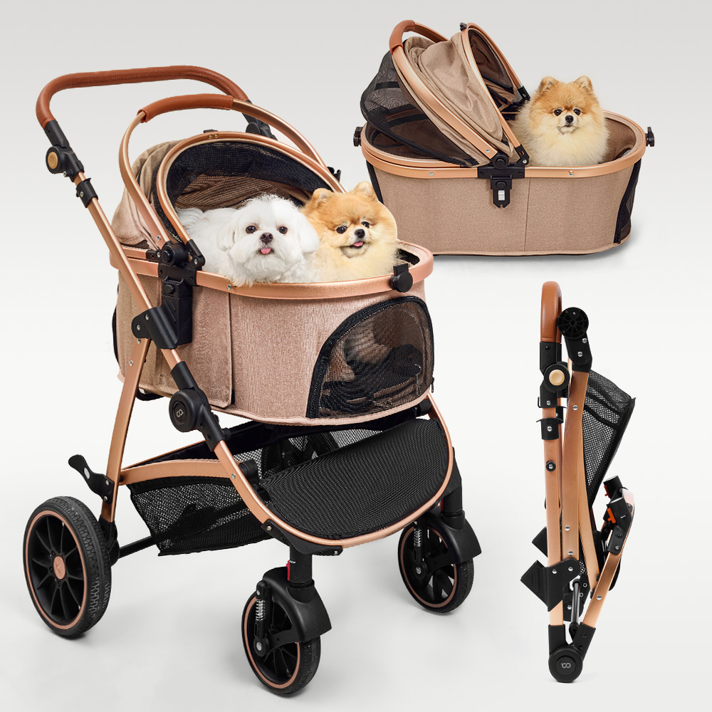 오아 펫츠 애견 유모차 강아지 고양이 반려견 개모차 캐리어 접이식 분리형 폴딩 경량