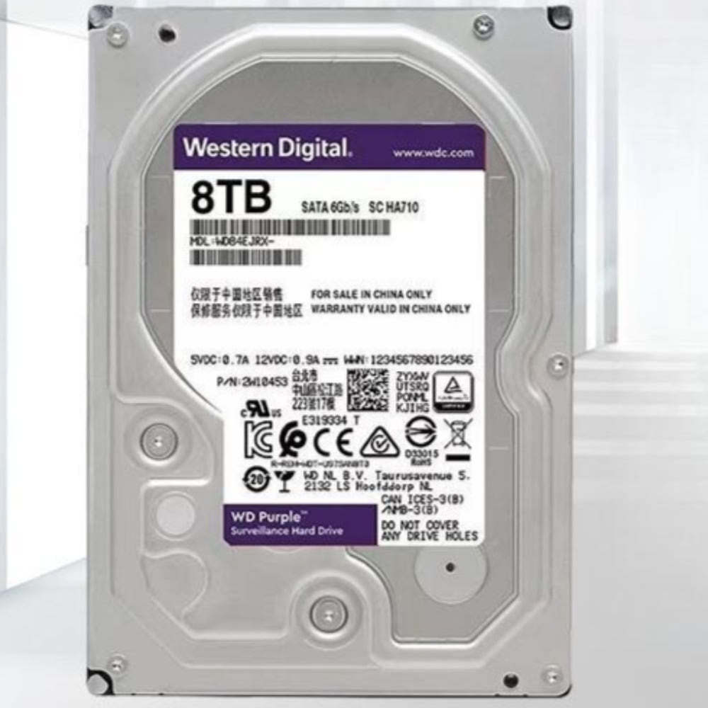 WD 8TB 제품 전면