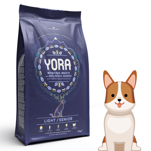YORA 요라 동애등에 저자극 알러지 사료 라이트 시니어 12kg