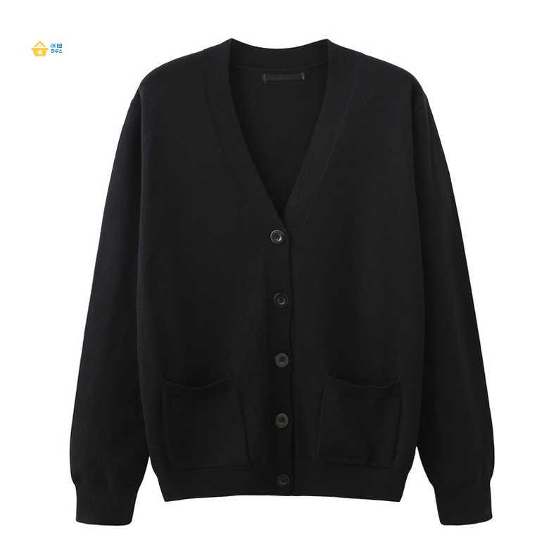 간호 유니폼가디건 울 브이넥 유니폼 가디건 - 상세 이미지 4
