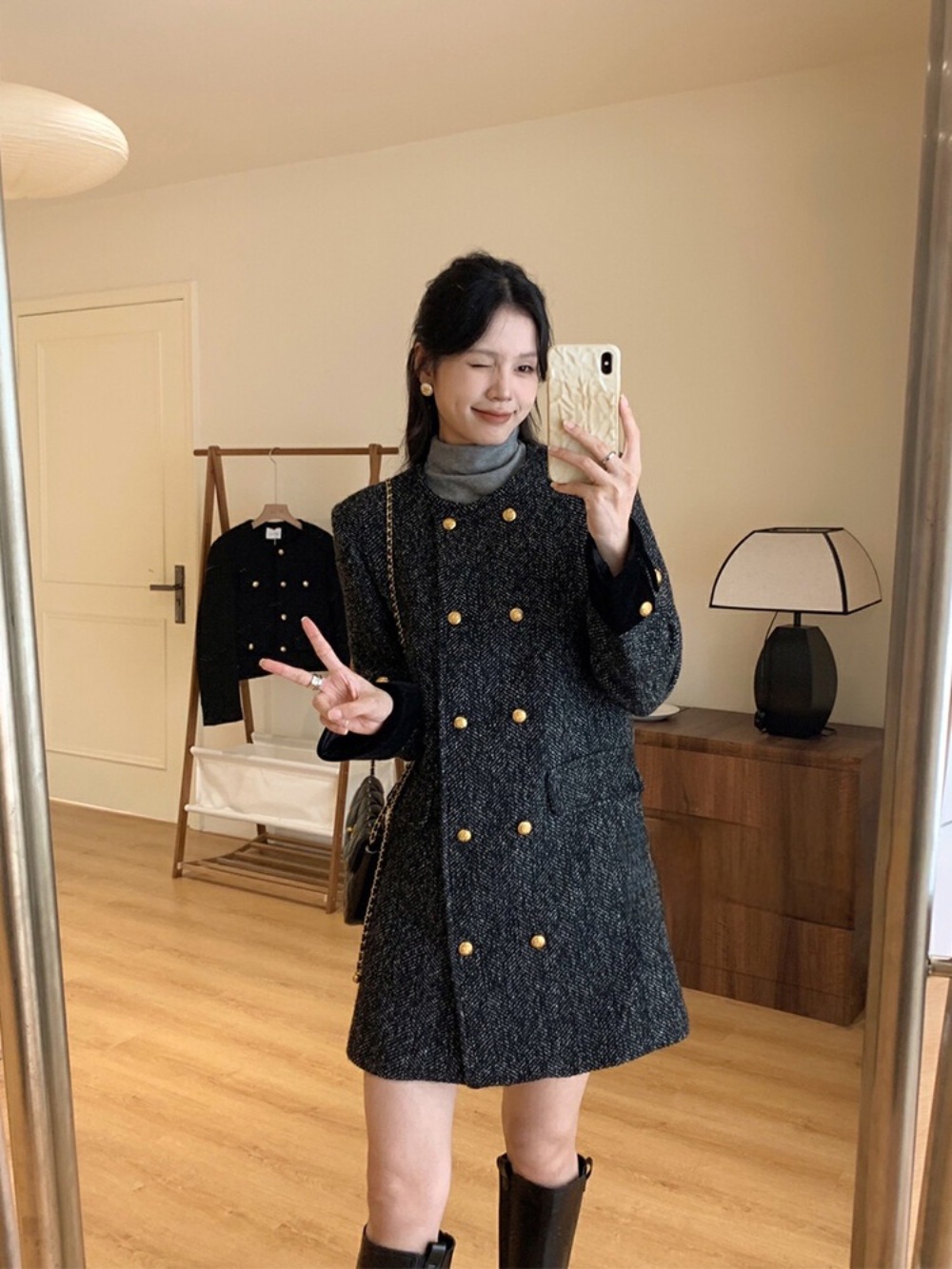 정장원피스 돌맘드레스 돌잔치엄마원피스 촬영 가을하객원피스 아나운서 키작녀 이미지 2