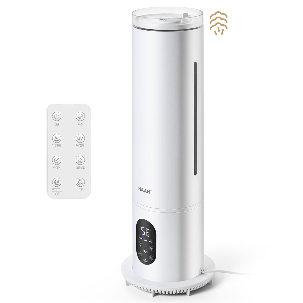한경희 대용량 가열 복합식 가습기 거실 안방 사무실 UV살균 리모컨 차일드락 타이머