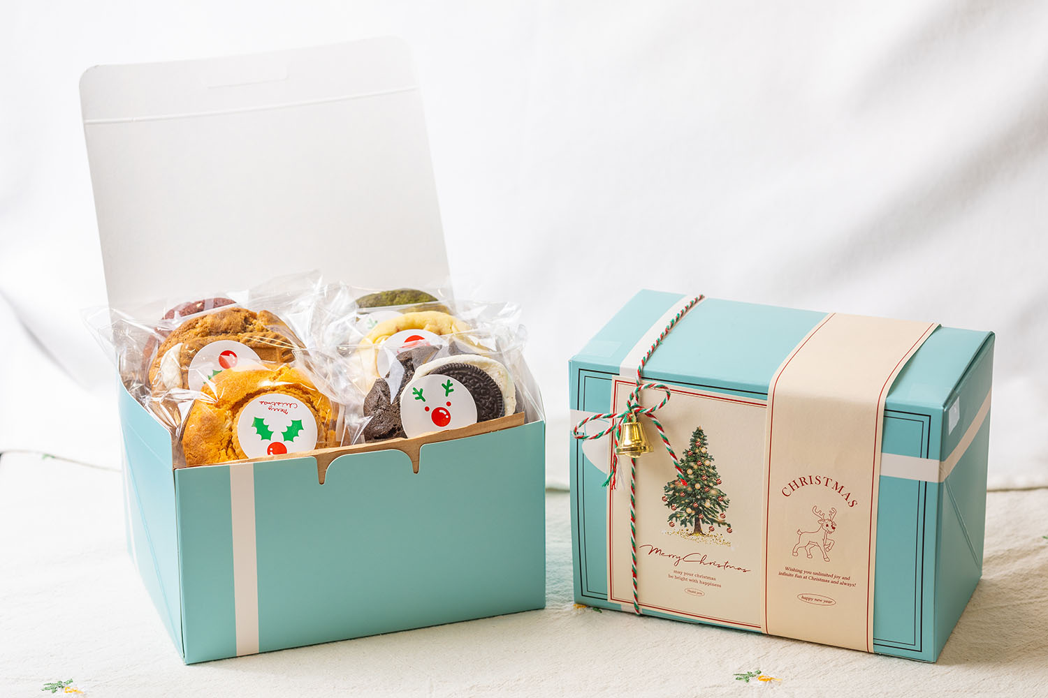 [쿠키득 수제쿠키] 르뱅 크리스마스 연말 새해 선물 생일 간식 졸업 답례 결혼