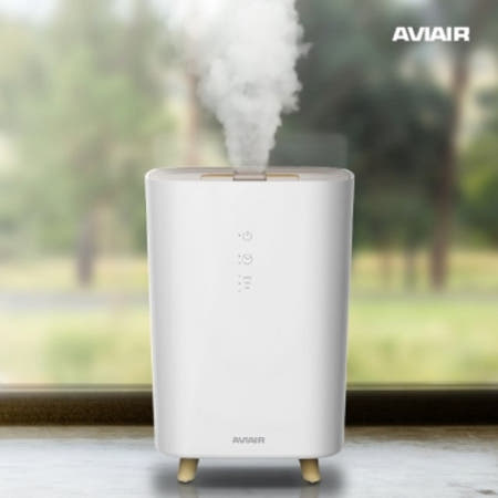 에비에어 타이머기능 3단계 분무량 조절 상부급수식 대용량 2.5L 초음파 가습기