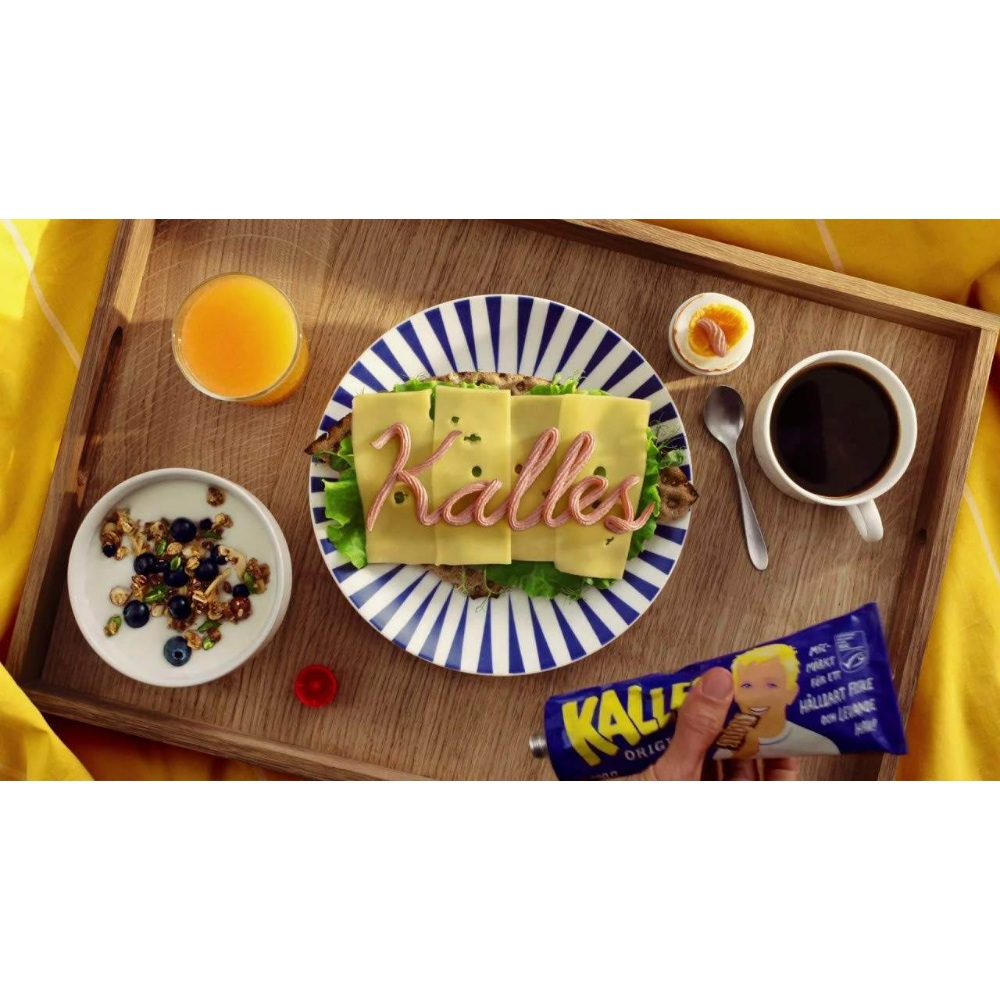 칼레스 Kalles Original 스웨덴 크림 훈제대구알소스 튜브형 스프레드 - 190g x 6팩 - 상세 이미지 3