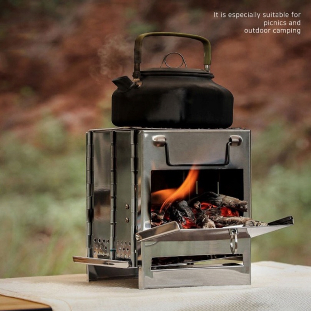 타닥 화로대 풀스텐 가정용 미니석쇠 화로구이 집에서 숯불구이 화덕만들기 접이식 소형