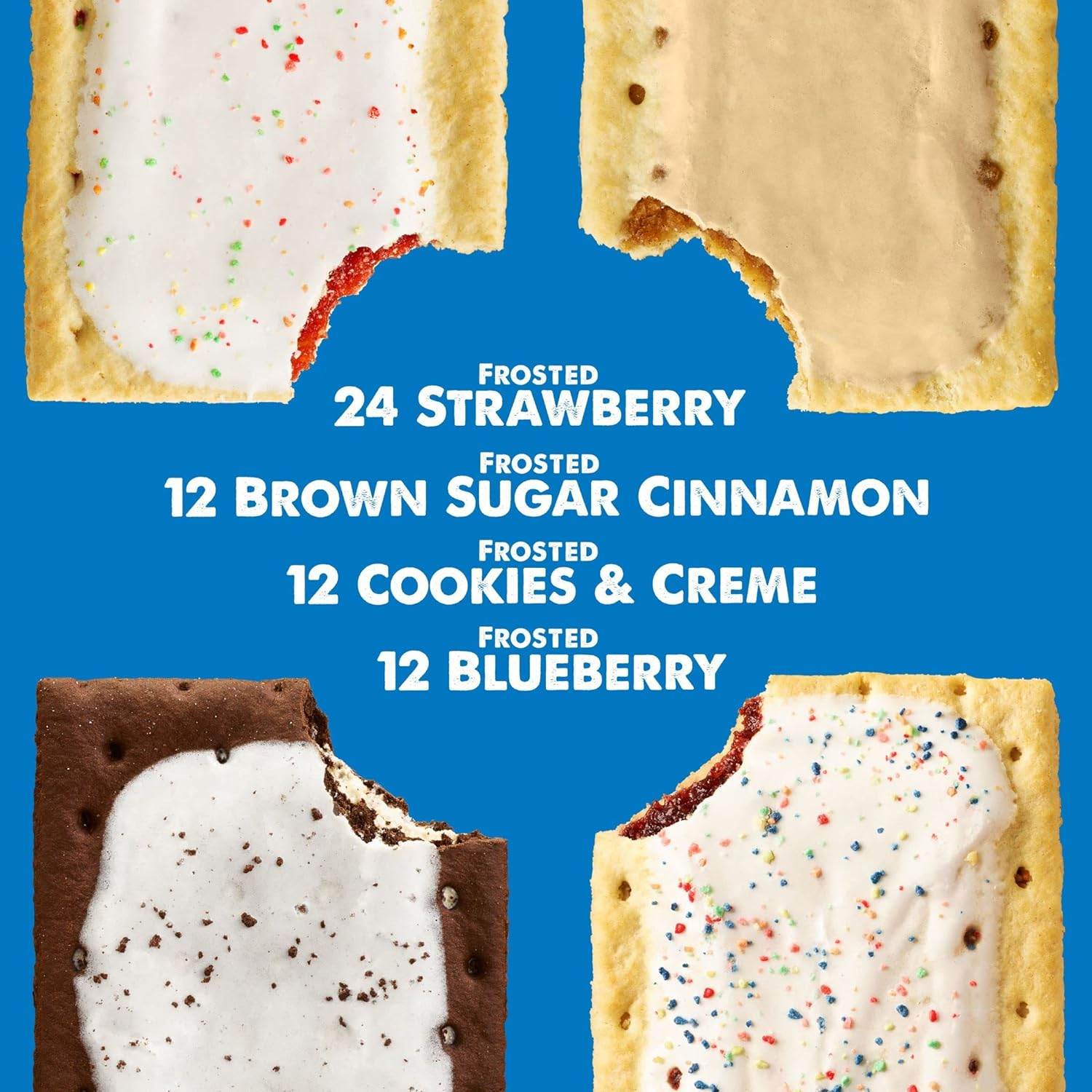 팝타르트 Pop tarts 토스터 페이스트리 아침 식사대용 미국어린이 최애간식 버라이어티팩 (5박스 60개) - 상세 이미지 3