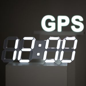 국산 루나리스 GPS 전파 수신 LED 벽걸이시계 개업 선물 사무실 디지털 전자 38cm 이미지 2