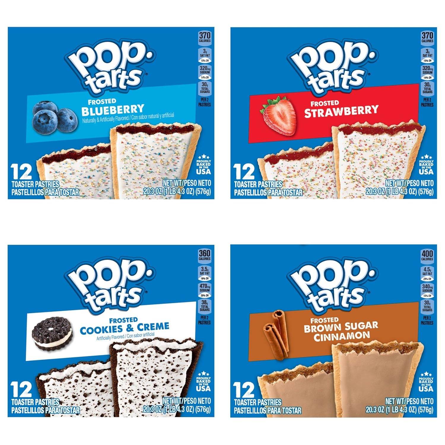 팝타르트 Pop tarts 토스터 페이스트리 아침 식사대용 미국어린이 최애간식 버라이어티팩 (5박스 60개) 이미지 6