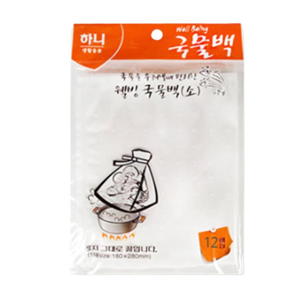 묶는끈 달린 국물팩 다시백 육수주머니 한방차 거지 천 멸치망 엿기름 거름망 대포장