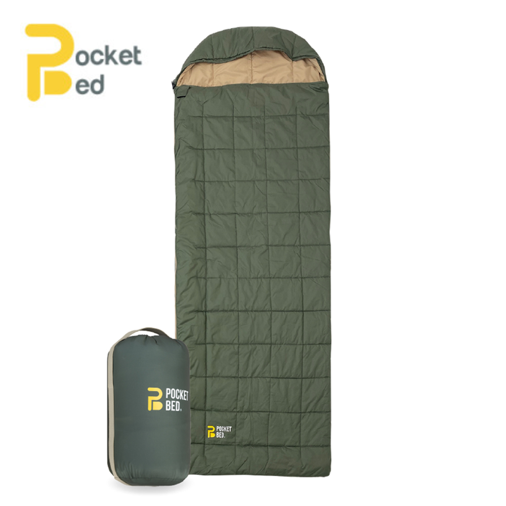 포켓베드 캠핑 캠핑용 침낭 동계 용품 겨울 베이스 백패킹 이불 차박 극동계 경량 온열