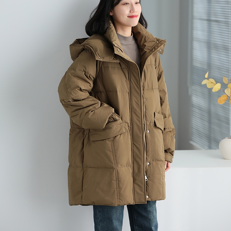 오리털패딩점퍼 겨울 여성 엄마패딩 - 상세 이미지 3