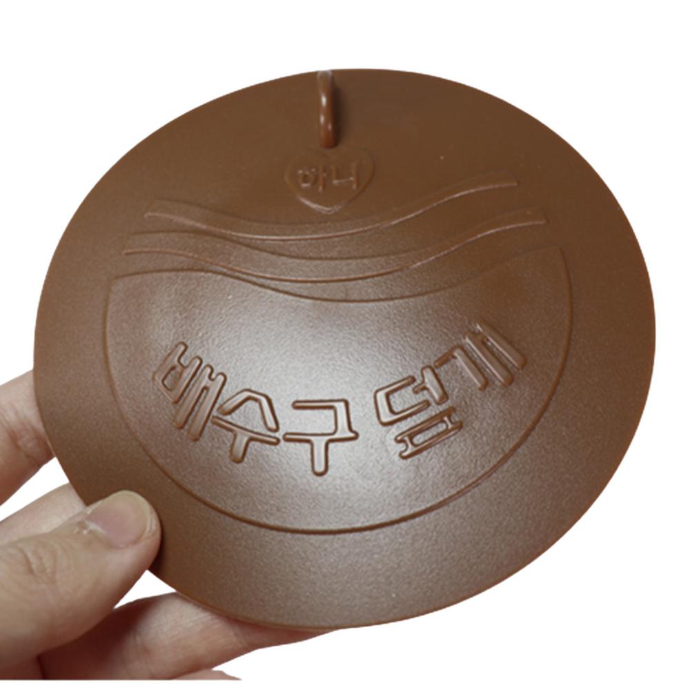 베란다 욕실 하수구 덮개 원형 12cm 욕실배수구 PVC 차단커버 뚜껑 소형