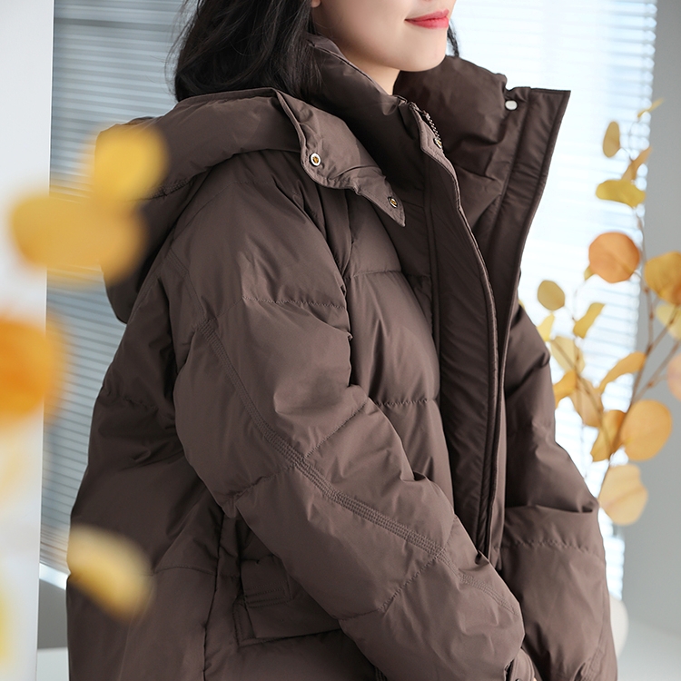 오리털패딩점퍼 겨울 여성 엄마패딩 - 상세 이미지 4