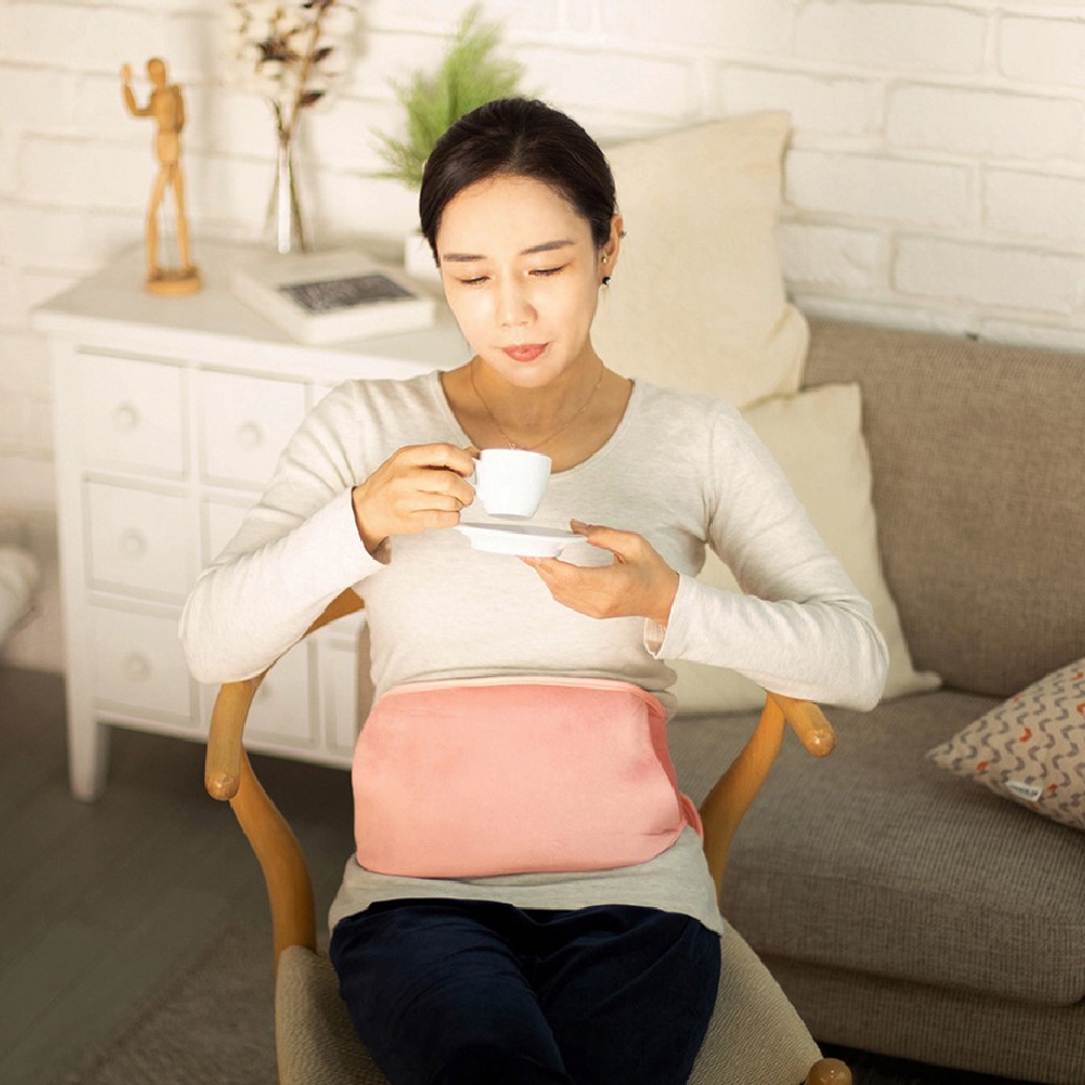 뜸열복대 생리통 완화 기계 온수찜질기 충전기 핫워터백 충전식