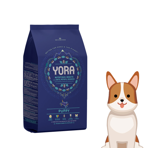 YORA 요라 동애등에 저자극 알러지 사료 퍼피 1kg - 메인 이미지