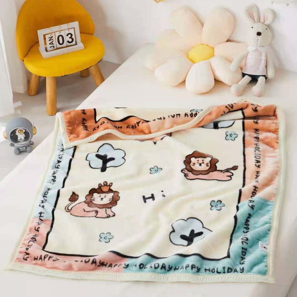 더베딩샵 양면 밍크이불 캐릭터담요 두꺼운 무릎 담요 블랭킷 극세사 이불 블랑킷