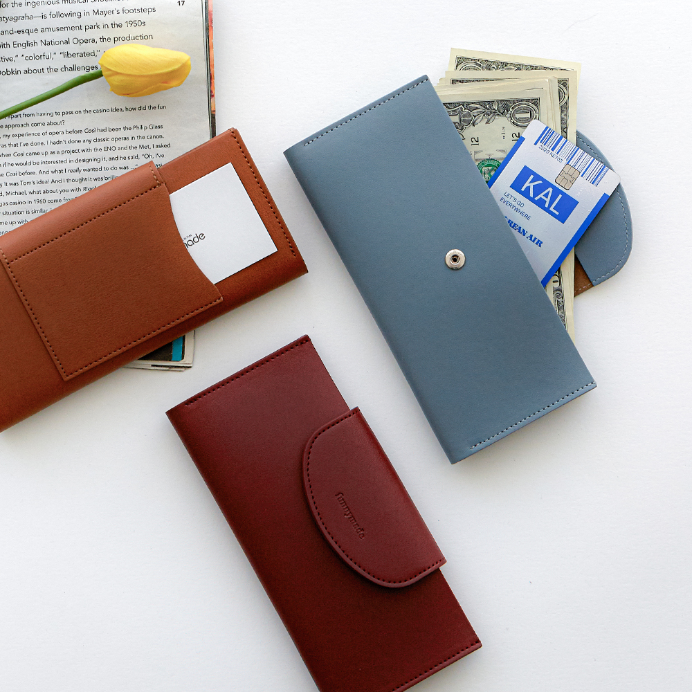 [각인가능] 2단 골프 현금 지갑 용돈봉투 (카드/명함 수납)