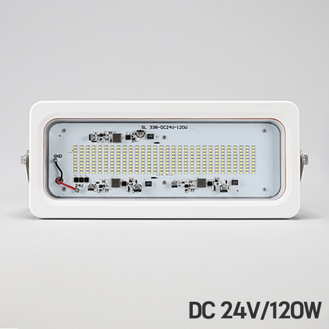LED 투광기 광폭 슬림 방수 DC 120W 150W 24V 선박 차량용 저온창고 간판조명 투광등 - 상세 이미지 2