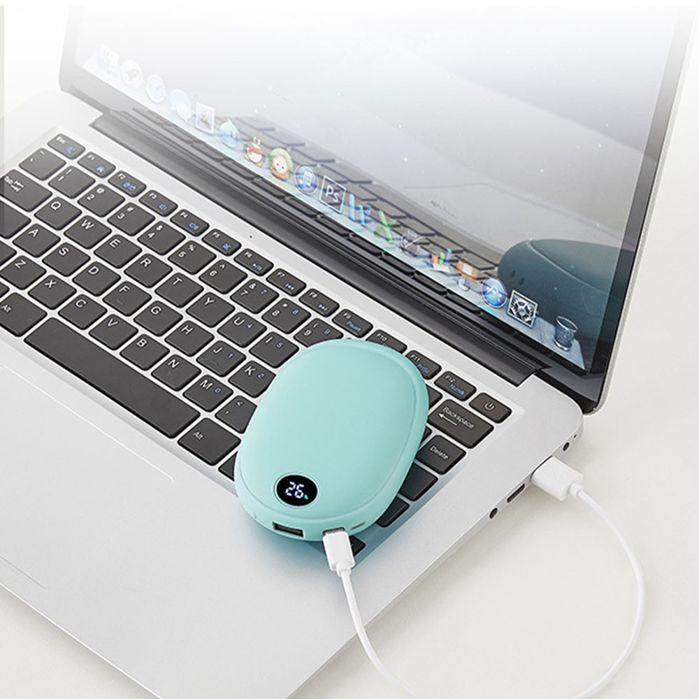 머레이 파스텔 LED 휴대용 충전식 손난로 보조배터리 10000mAh 주머니난로 이미지 7