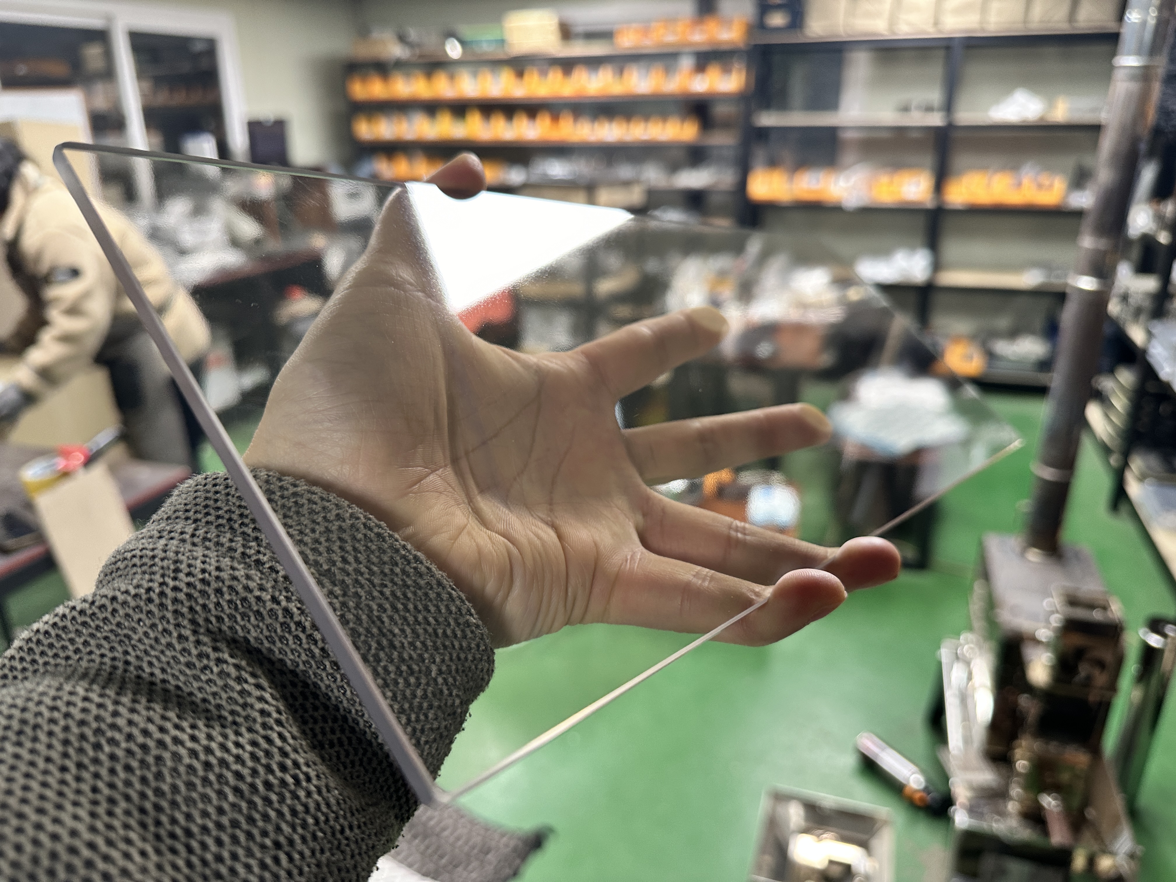 화목 난로 내열 유리