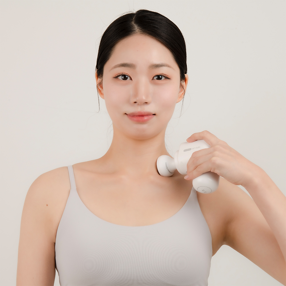 루루아 히트건 노지셀 림프 순환 마사지기 승모근 바디 괄사 마사지 이미지 6