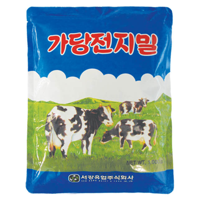 서강유업 가당전지밀 파우더 1kg 자판기우유 우유분말 - 상품 이미지
