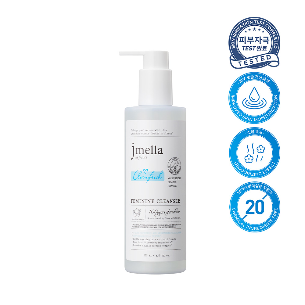 [1+1] 제이멜라 클린 프레쉬 저자극 여성 청결제 250ml - 상세 이미지 4