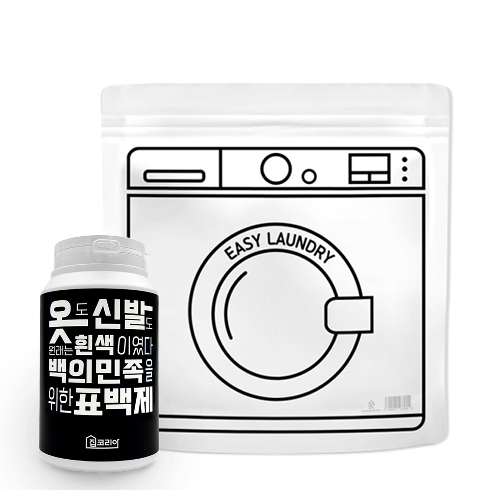 집코리아 백의민족을 위한 표백제 + 담금세탁팩 500g, 1개