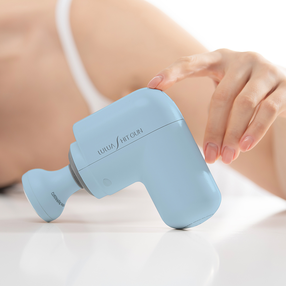 루루아 히트건 노지셀 림프 순환 마사지기 승모근 바디 괄사 마사지 - 상품 이미지