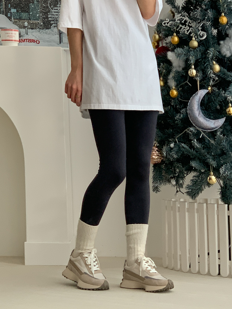 스판기모 발열 이너 빅사이즈 레깅스 타이즈 3size 상세 이미지 16
