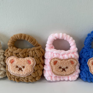 뜨개손가방 이어폰 케이스 [버즈2 아이팟 3세대 블루투스 프로 곰돌이 자... 개봉기 | 실사용 후기 - 상품 이미지 4