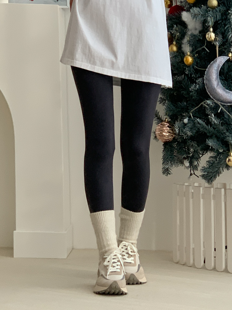 스판기모 발열 이너 빅사이즈 레깅스 타이즈 3size 상세 이미지 15