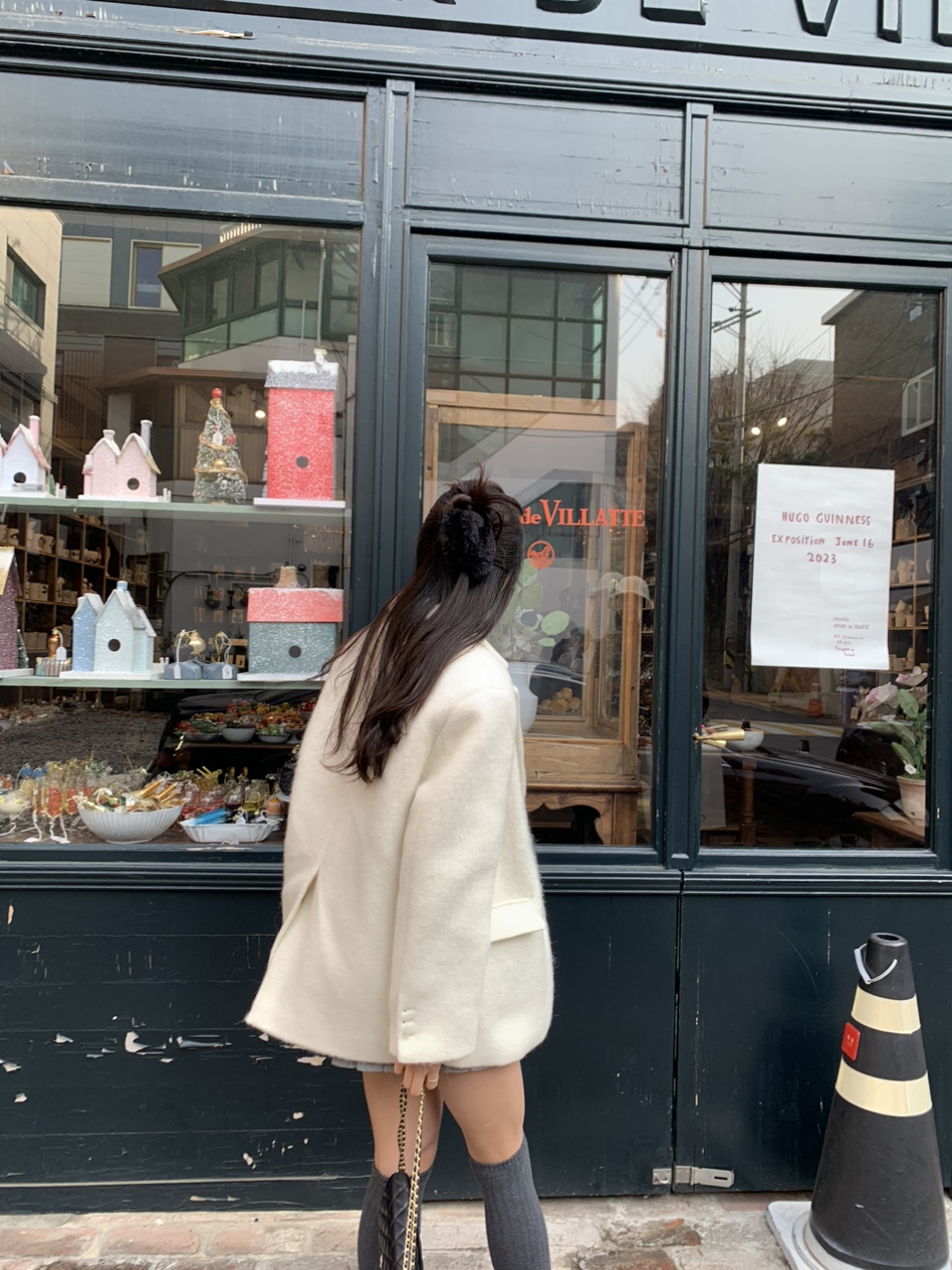 (sale/당일) 리에뜨 안느 자켓 riette 울 겨울 도톰 코트 떠유니 상세 이미지 10