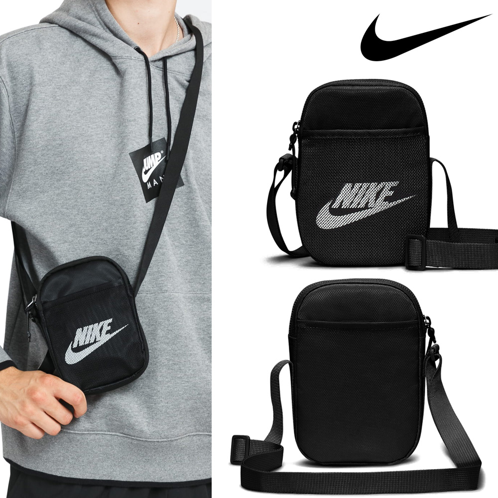 나이키 크로스 백 헤리티지 스몰 블랙 바디 미니 가방 토트 숄더 작은 BA5871-010