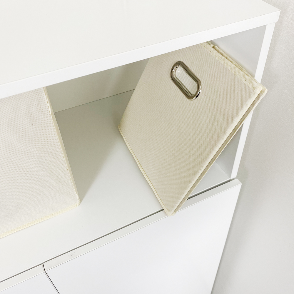 코드86 수납바스켓 접이식 책장 장난감 정리함 다용도 수납 바구니