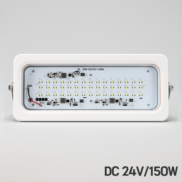 LED 투광기 광폭 슬림 방수 DC 120W 150W 24V 선박 차량용 저온창고 간판조명 투광등 - 상세 이미지 3