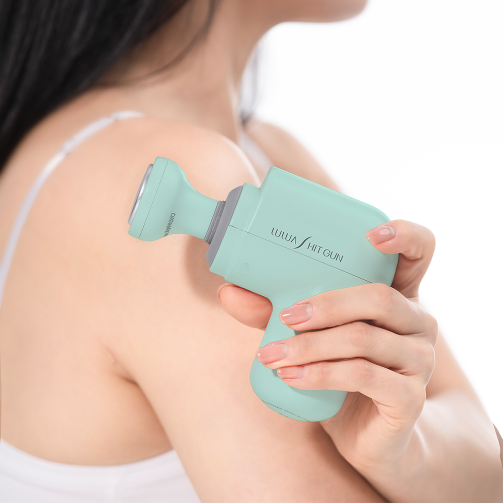 루루아 히트건 노지셀 림프 순환 마사지기 승모근 바디 괄사 마사지 - 상세 이미지 2