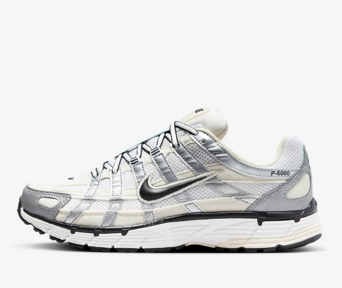 국내매장판 나이키 우먼스 P-6000 코코넛 밀크 메탈릭 실버 D4 FV6603-100
