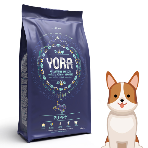 YORA 요라 동애등에 저자극 알러지 사료 퍼피 12kg - 상품 이미지