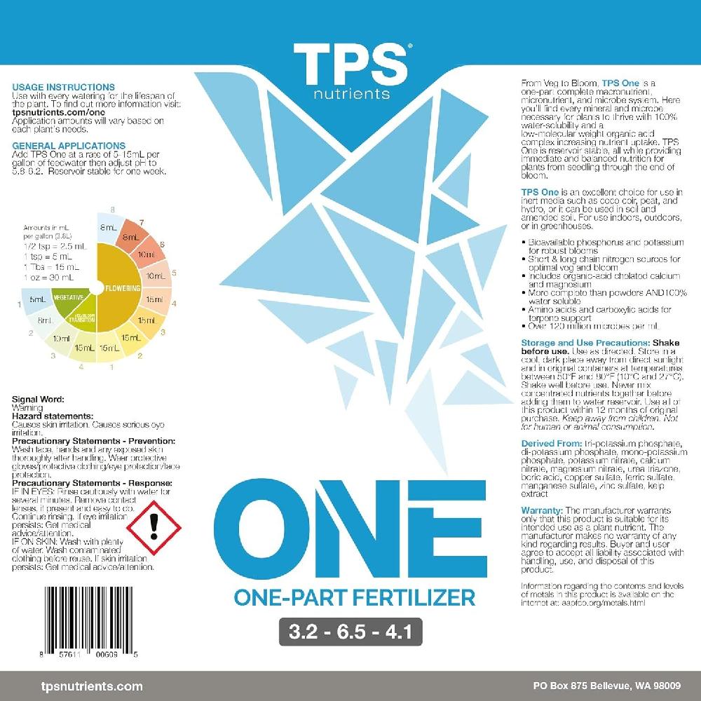 TPS-One 액체 식물영양제 상세 이미지