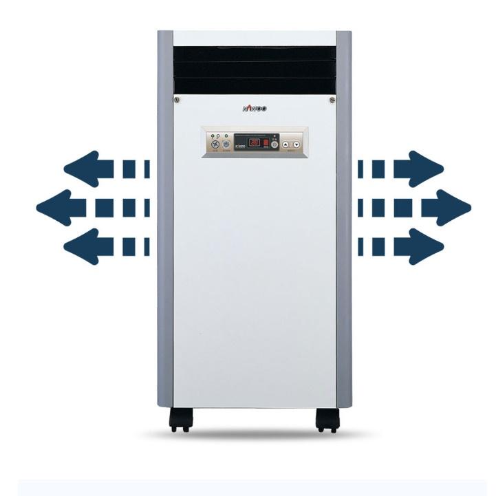 가정용히터 소형온풍기 업소용 난방기 거실 사무실온풍기 6평 - 상세 이미지 2