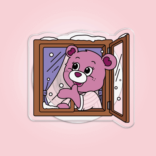 168cm 맥세이프 그립톡 스마트톡 투명 조이 눈 오는 날