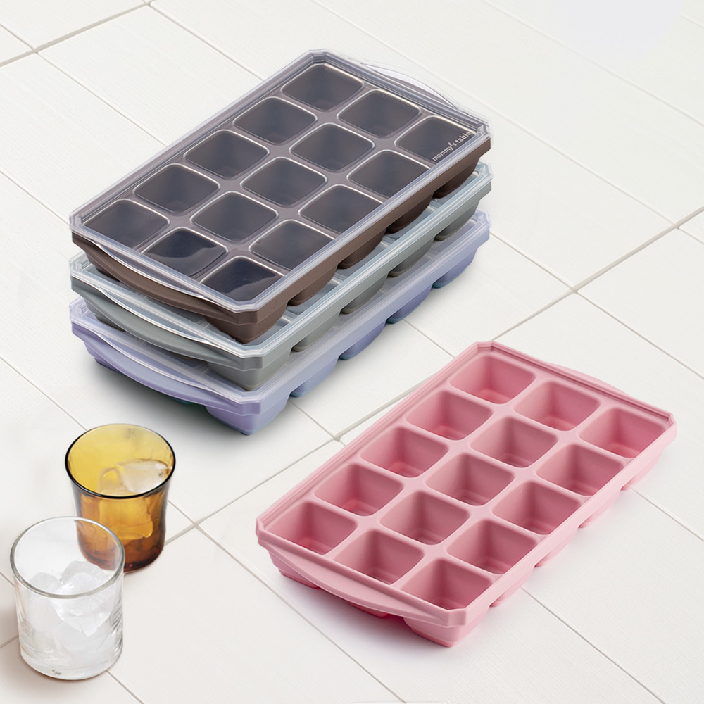 마미스테이블[얼음틀 15구] 최상급 식품등급 실리콘 얼음트레이 아이스큐브 제품 이미지