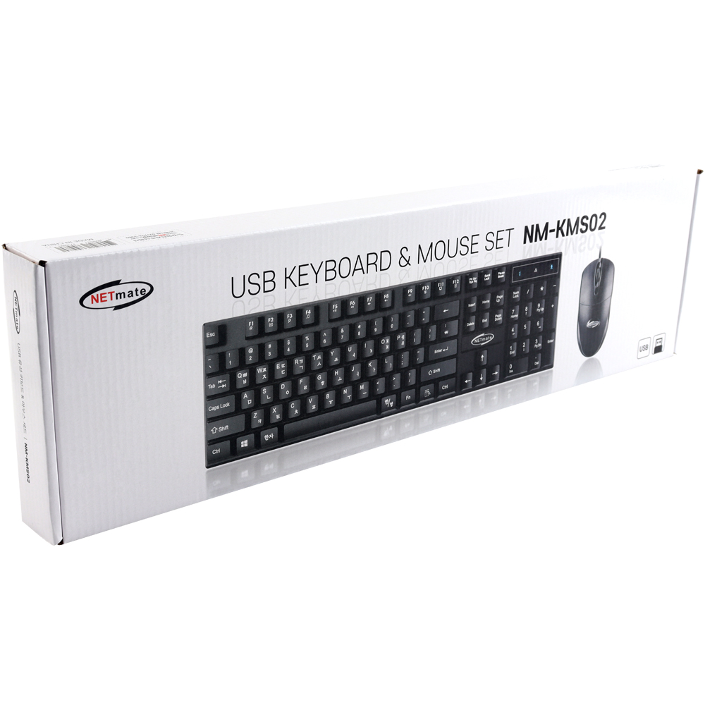 강원전자 넷메이트 USB 유선 키보드·마우스 세트 NM-KMS02 - 상세 이미지 5
