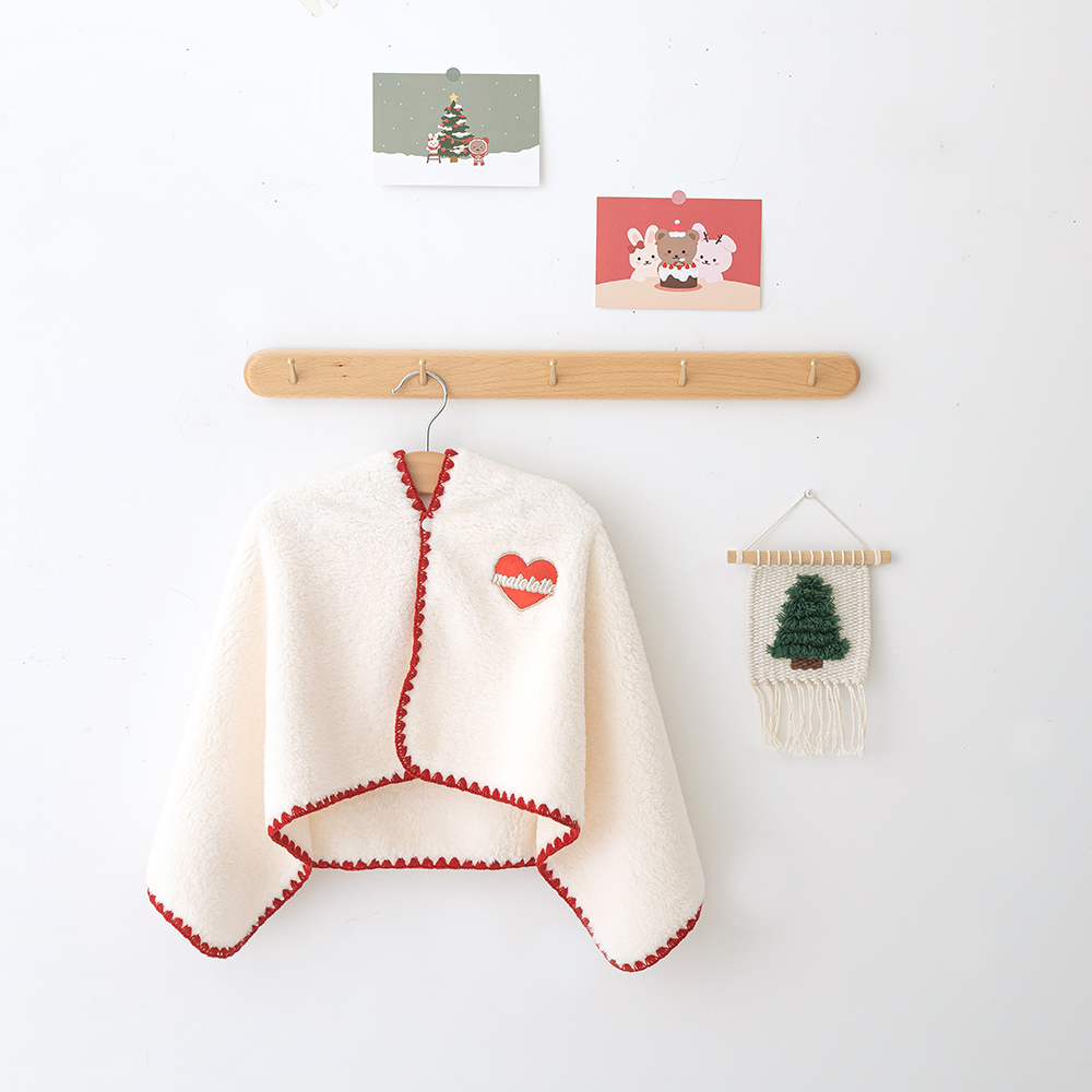 마롤로뜨 아기망토 겸 극세사블랭킷 / 담요 후리스 아기띠워머