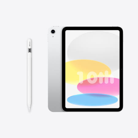 당일출고 Apple 정품 아이패드10세대 10.9 WIFI 64GB 실버 MPQ03KH/A +N펜슬C타입/SD